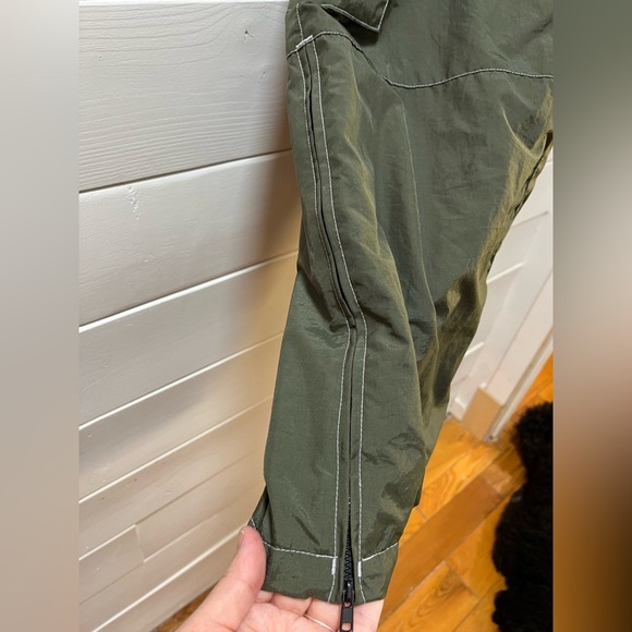 LES AILES DE LA MODE Olive Green Vintage Cargo Skirt - Size XS - Picture 6 of 8